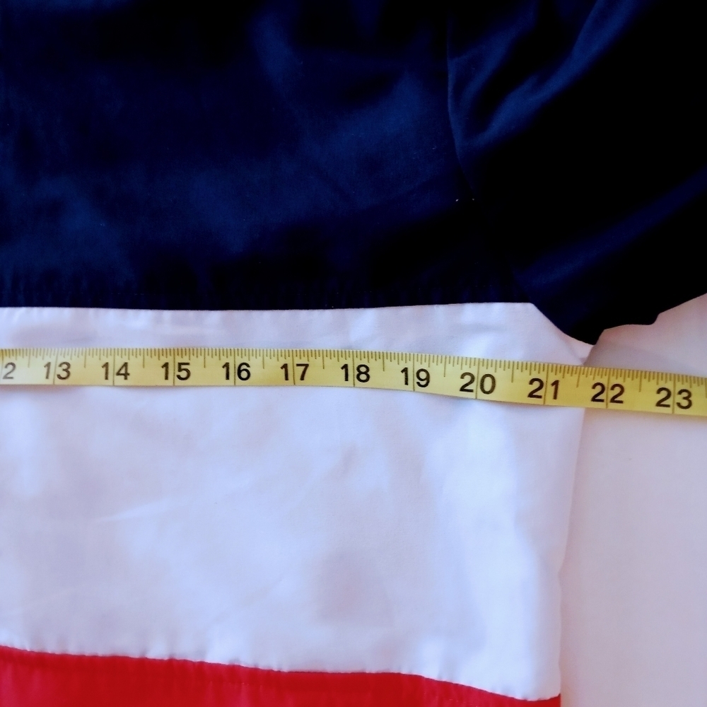 🪷 Forever 21 Red, White, Blue Windbreak Hood Jacket. - Picture 10 of 11